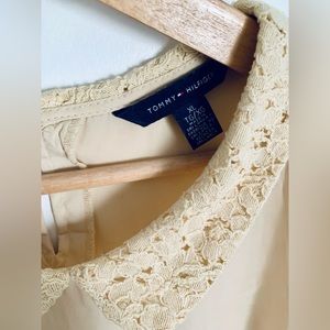 Woman’s Tommy Hilfigir Blouse with “Crochet” collar